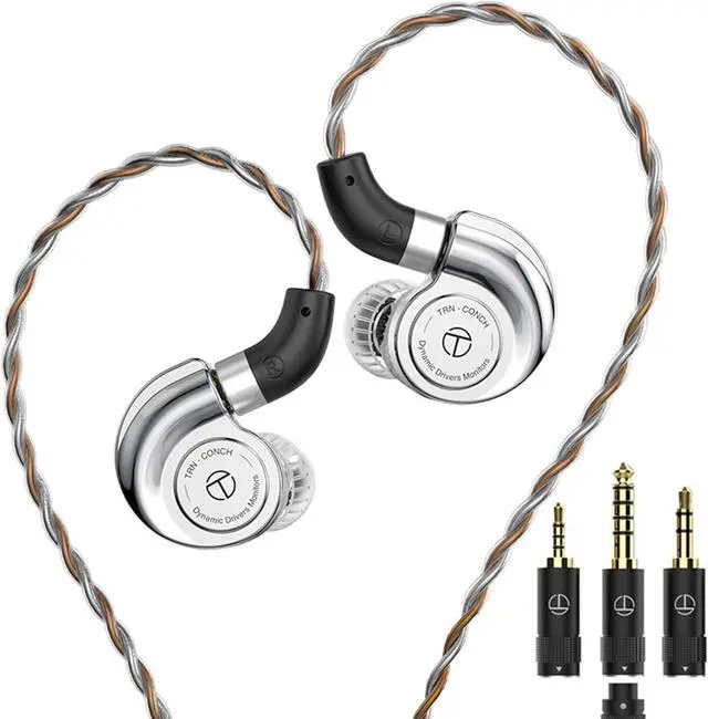 Main image of TRN DLC Diamond Diaphragm Dynamic in Ear Monitors,10mm Dual-Circuit Dynamic Driver Earphones,Ear Buds Wired,Plug Type 2.5mm/3.5mm/4.4mm Ear Buds Wired