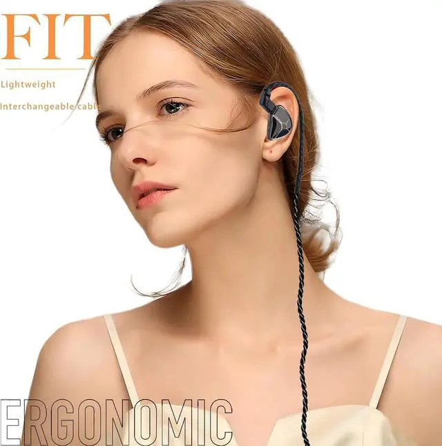 Alt view image 4 of 6 - Wan'er S.G, in Ear Headphones,10 Mm Dynamic Driver,in Ear Monitor,Wired Earbuds,IEM Earphones Wired,Ear Phones,with 0.78mm 2 Pin Detachable Cable