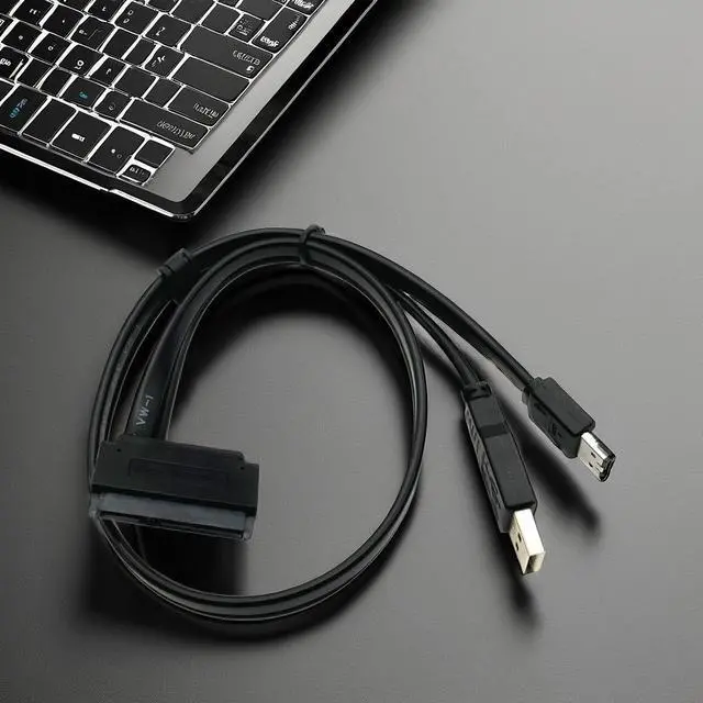 Alt view image 5 of 5 - ESATA connection cable, SATA 22p to Power Ésata USB dual-purpose cable, sata7 + 15 hard drive cable 0.5M