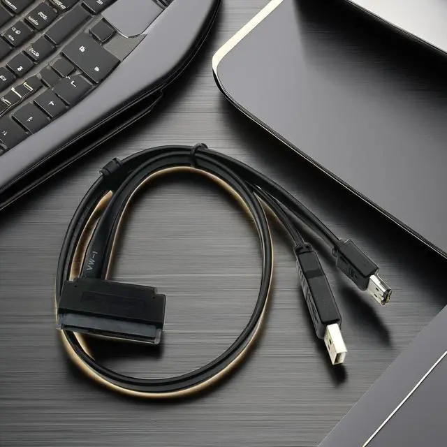 Alt view image 4 of 5 - ESATA connection cable, SATA 22p to Power Ésata USB dual-purpose cable, sata7 + 15 hard drive cable 0.5M