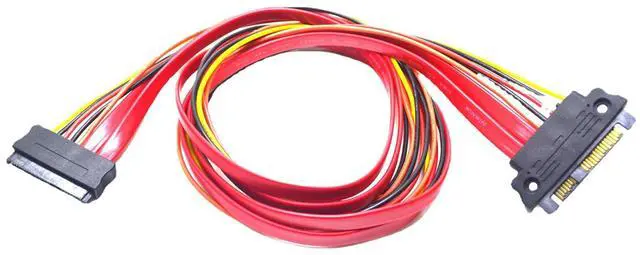 Alt view image 5 of 6 - SAS29P Male to Female Extension Cable ServerPowerData CableComputer Data Cable 8482 Extension Cable 0.5M