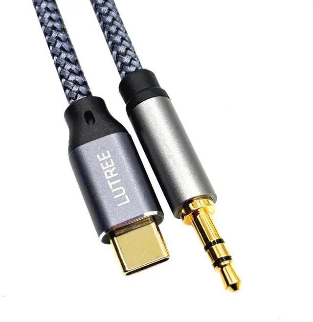 Alt view image 2 of 5 - Type-C to 3.5 audio Type-C car audio adapter cable for AUX lossless sound quality car speakers for listening tomusic 5M