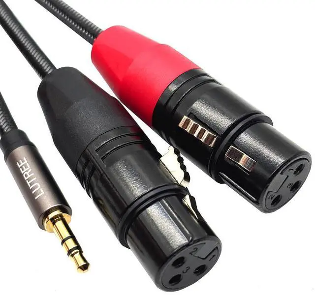 Alt view image 2 of 4 - 3,5mm dualXLR microphone cable souno cara micro!audio cable mixingconsole microphone speaker  0.5M