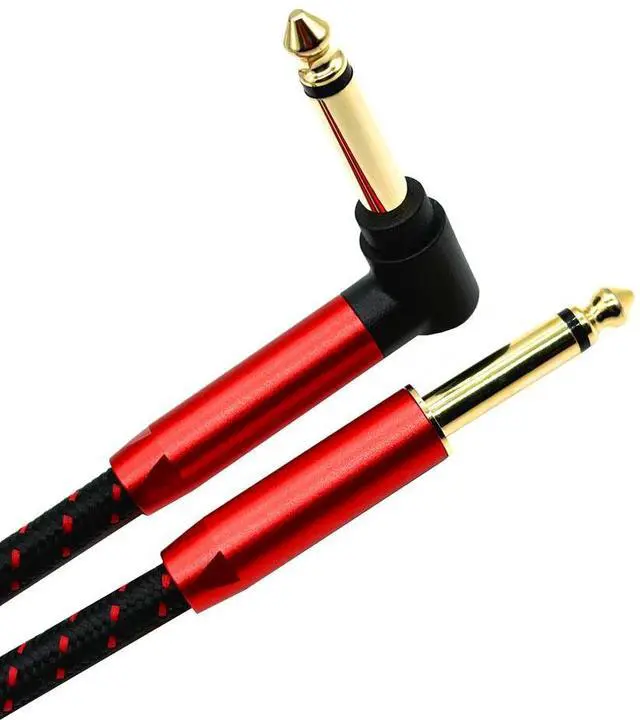 Alt view image 4 of 5 - 6.5mm audio cable for connecting electric guitar, bass sound card, electronic drum, audio shielding and noise reduction cable  1.8M