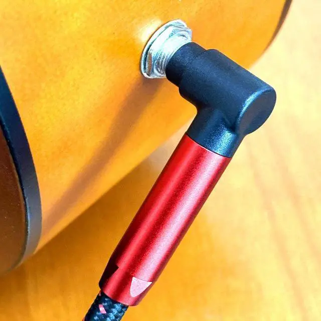 Alt view image 3 of 5 - 6.5mm audio cable for connecting electric guitar, bass sound card, electronic drum, audio shielding and noise reduction cable  1.8M