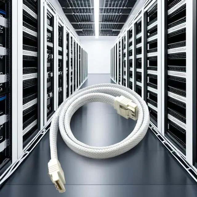 Alt view image 2 of 4 - SATA 3.0 motherboard hard drive data cable, $ATA 3.0 solid-state serial data cable, security system SATA 3.0 data cable 0.3M