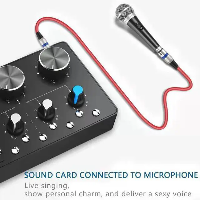 Alt view image 2 of 4 - Cannon cable male-to-female XLR balanced audio cable mixer poweramplifier audio equipment microphone extension Canon microphone cable  5M