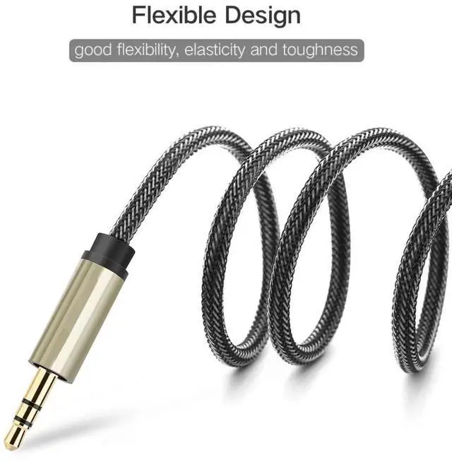Main image of 3.5mm to 6 .5mm Audio Cable -3.5mm to 6.35mm Audio Adapter for Mobile phones, Computers and Multimedia Speakers 2M
