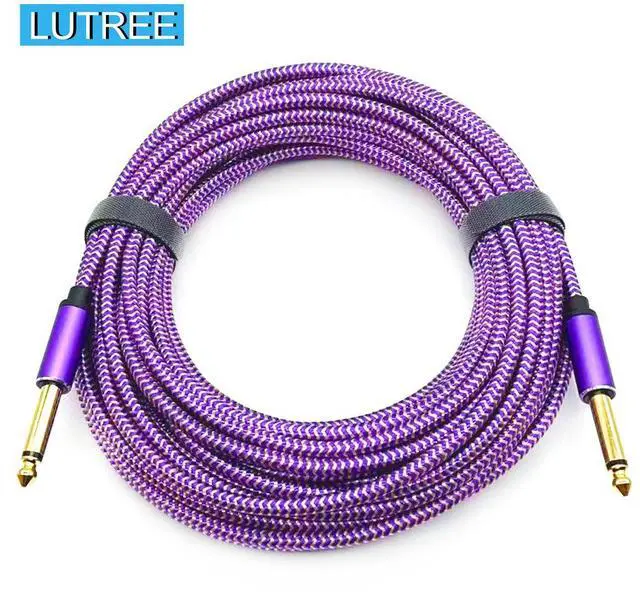 Main image of 6.5mm audio cable male-to-male audio mixer amplifier microphone 6.35mm double-core electric guitar connection cable   1M