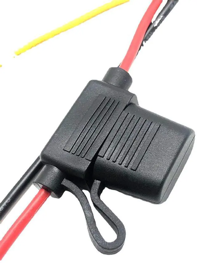 Alt view image 2 of 4 - Vehicle-mounted video recorder aviation connector adaptercable, aviation connector powercord, +5A fuse, aviation connectorextension cable 0.3M