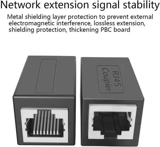 Alt view image 2 of 6 - Six types of shielding for patch cords, RJ45 network straight-through connectors, patchcord to patch panel adapters, patch panel to patch cord extenders, and gigabit networks