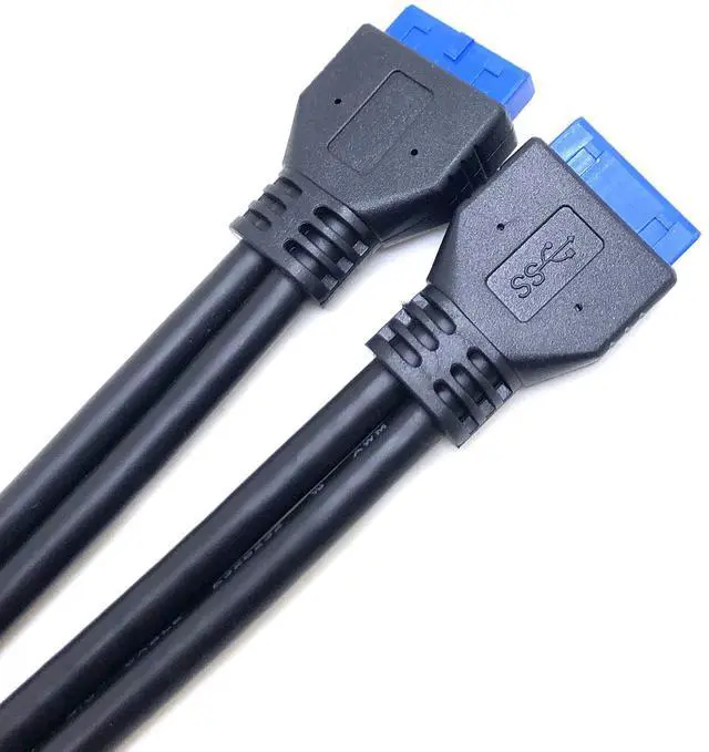 Alt view image 2 of 5 - USB 3.0 motherboard data cable USB 3.0 20-pin male-to-male data cable 20PIN 3.0