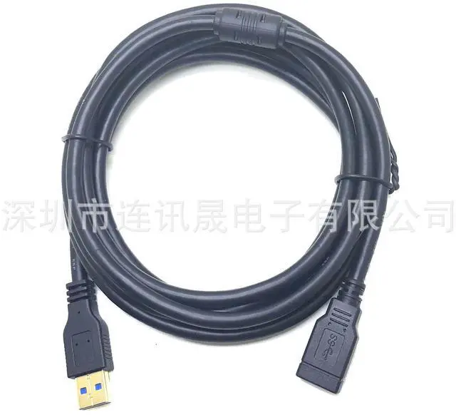 Alt view image 4 of 5 - of high-speed USB 3.0 data cable.USB 3.0male-to-female 3.0 usb extension cable with gold-plated plug 2M