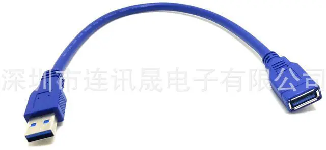 Alt view image 3 of 5 - of high-speed USB 3.0 data cable.UsB 3.0male-to-female computer cable. 3.0 USB extension cable.  0.3M