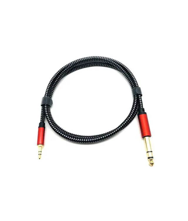 Alt view image 3 of 5 - 3.5-inch round-shaped 6.35-inch flat-panel laptop audio amplifier, soundmixer, console, speakers, electric guitar, electric piano, audio cables  0.3M