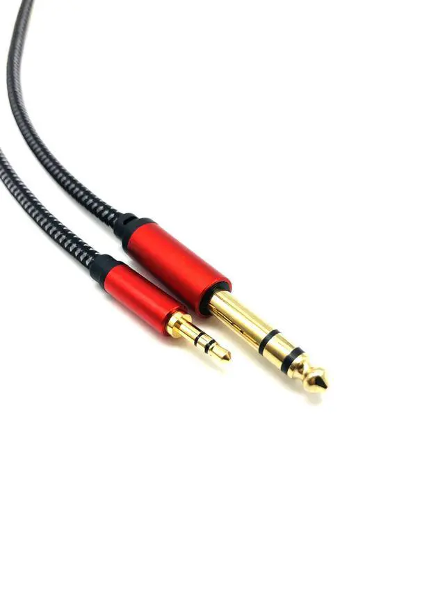 Alt view image 5 of 5 - 3.5-inch round-shaped 6.35-inch flat-panel laptop audio amplifier, soundmixer, console, speakers, electric guitar, electric piano, audio cables  0.3M