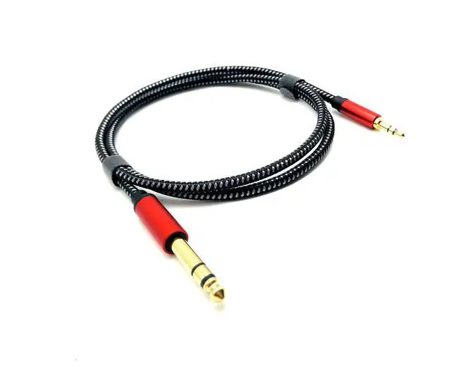 Alt view image 2 of 5 - 3.5-inch round-shaped 6.35-inch flat-panel laptop audio amplifier, soundmixer, console, speakers, electric guitar, electric piano, audio cables  0.3M