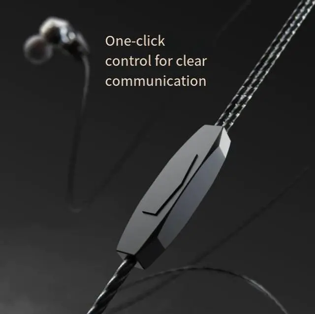 Alt view image 5 of 5 - QKZ AK2 sports running fashionable in-ear diamond headphones for mobile phone music, with powerful bass,    black