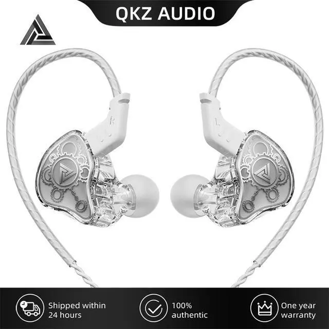 Alt view image 2 of 3 - QKZ Hi7T Mobile Headphones -Fitness Running Hi-Fi Wired BassHeadBest-selling Dynamic Crossover Headphones green
