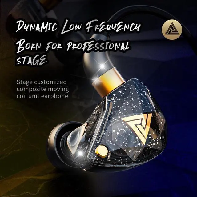 Alt view image 4 of 5 - QKZ SK8 Subwoofer Headphones -Gamingheadphones for computers -With remotecontrol and microphone - Sportive in-ear style headphones for first-person shooter games   red