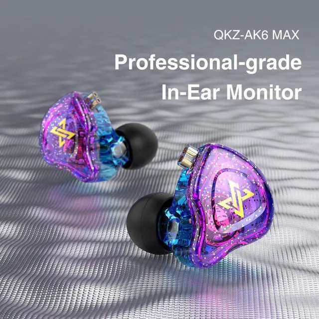 Alt view image 3 of 5 - QKZ AK6 MAX In-ear DynamicTransducer Headphones with HiFi Sound.Deep Bass, Line Control, Wired Headphones, Wholesale New Model