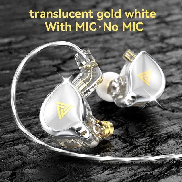 Alt view image 6 of 6 - QKZAK6-ZeusIn-earheadphones,monitoringheadphones, HlFlmoving-coil wired remote control bass music mobile headphones black