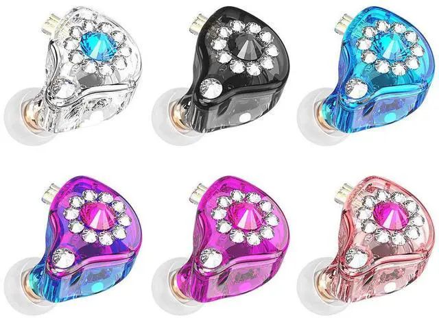 Alt view image 2 of 6 - QKZ AK6 Spark Professional Headphones for Live Streaming Hosts, 2.5-meter longcable, suitable for mobile live streaming as well as general audio quality listening.