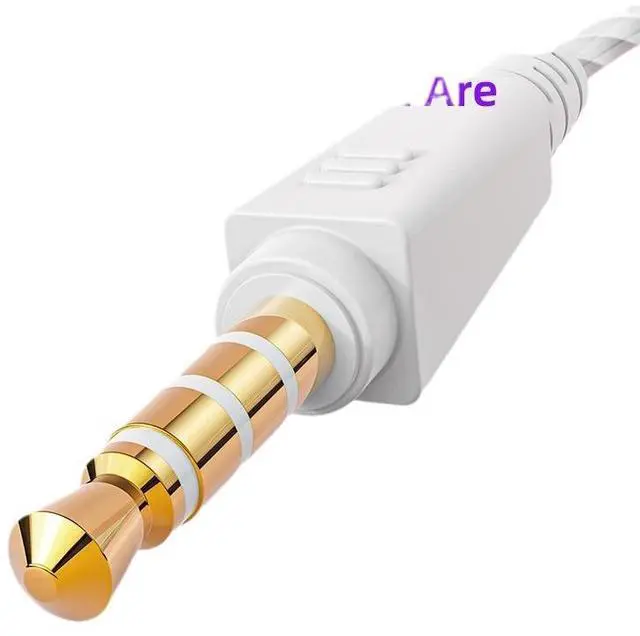 Alt view image 5 of 6 - QKZ AK6-X In-ear Hi-Fi Bass Headphones, New Trend ExportProduct, Wireless Control Headphones with Microphone  Light yellow