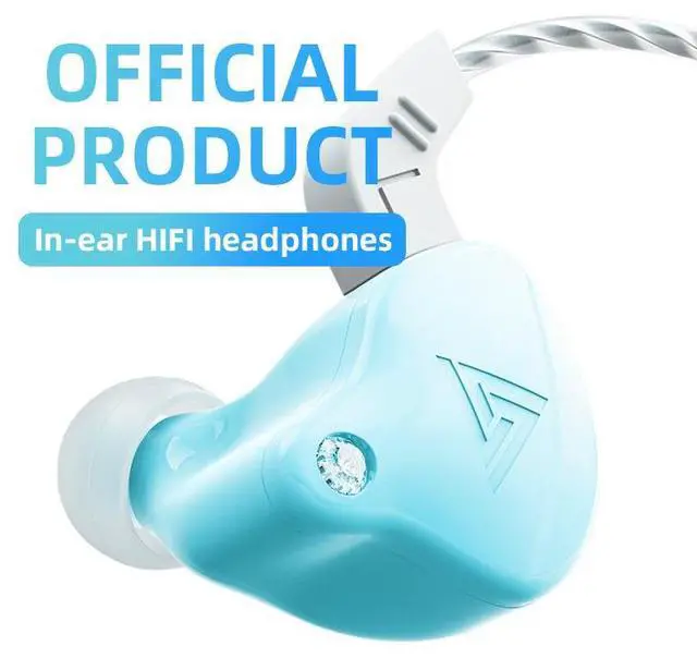 Alt view image 4 of 6 - QKZ AK6-X In-ear Hi-Fi Bass Headphones, New Trend ExportProduct, Wireless Control Headphones with Microphone  Light yellow