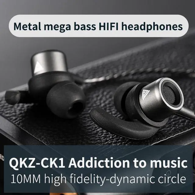 Alt view image 5 of 5 - QKZ CKl Metal Heavy Bass In-Ear Headphones - Mobile Phoneand Computer Music Line Control Sport In-Ear Headphones