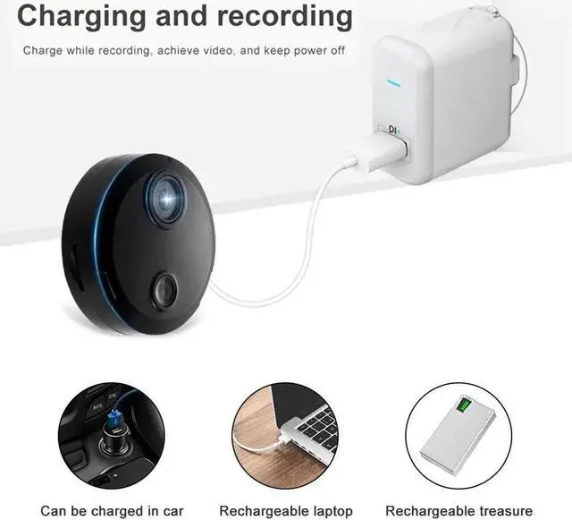 Alt view image 7 of 7 - Mini HD 1080P Baby Monitor Motion Detection Monitoring Surveillance Camera Wifi Night Vision Remote Smart Micro Security Camera