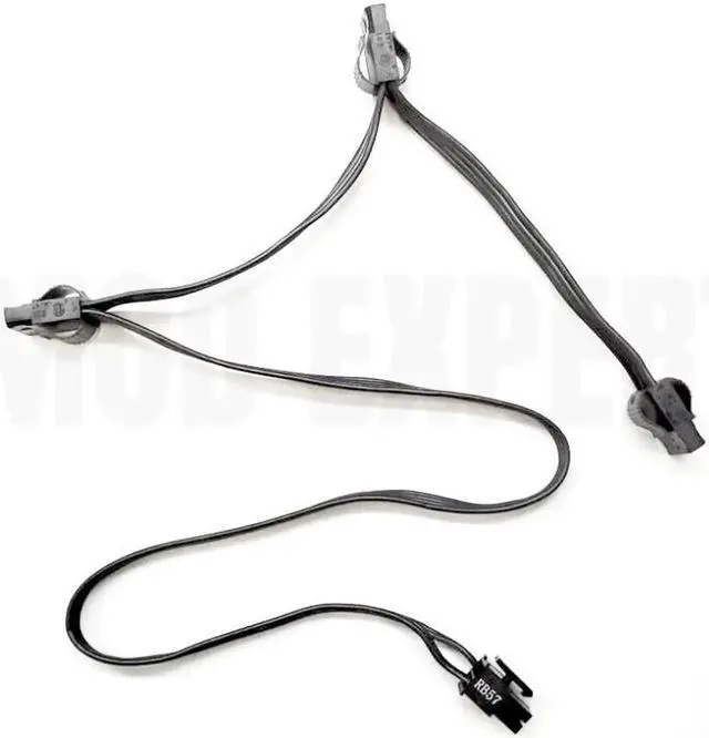 Alt view image 3 of 6 - 6Pin to 3 Molex IDE 4Pin Perif Straight Power Cable for Seasonic GX-650, GX-550, GX-500 GOLD Modular Power PSU