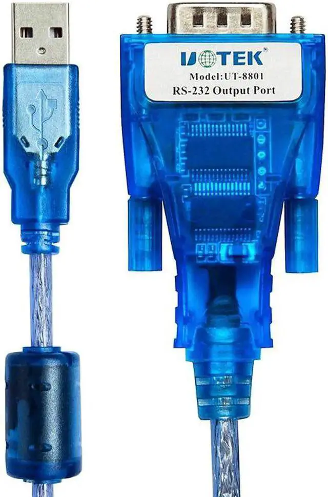 Alt view image 3 of 4 - UTEK UT-8801 USB to RS232 USB to COM DB9 9Pin Converter with ESD Protection Industrial Grade FTDI FT232 Chip Serial Cable 1.5M