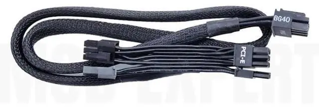 Alt view image 6 of 6 - 8Pin to Dual PCIe 2X 8Pin 6+2Pin VGA GPU Power Cable for SEASONIC PRIME GX-1000, GX-850, GX-750, GX-650 Modular PSU