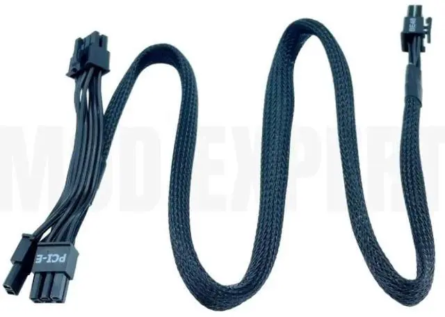 Alt view image 2 of 6 - 8Pin to Dual PCIe 2X 8Pin 6+2Pin VGA GPU Power Cable for SEASONIC PRIME GX-1000, GX-850, GX-750, GX-650 Modular PSU