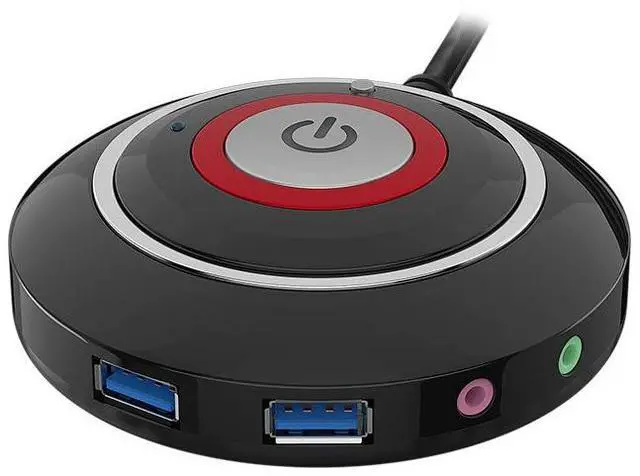 Alt view image 4 of 5 - Family Computer Desktop Switch USB AudioInterface Host Switch Power On/Restart Cable Extension Cable  USBinterface+ audio interface Desktop switch