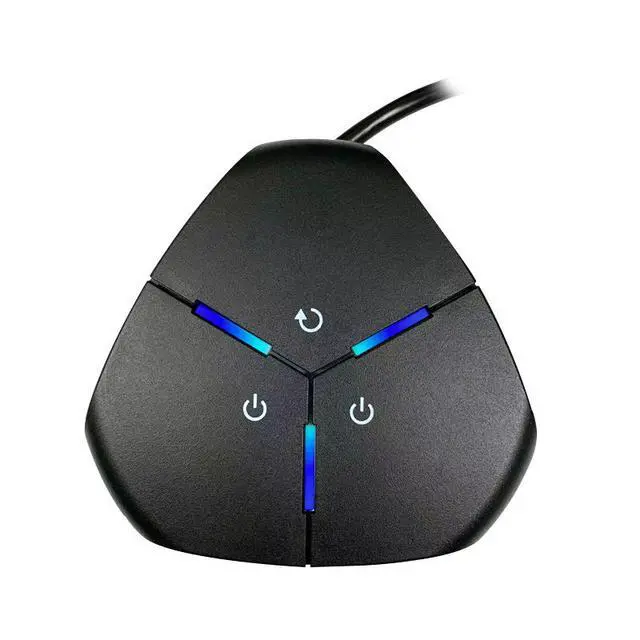 Alt view image 6 of 6 - Family Computer Desktop Portable Power Switch -InternetCafe, Gaming Room, Office, Hotel Dual Power Peripheral Switch