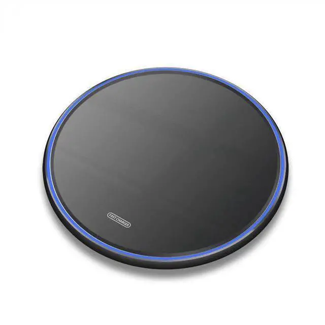 Main image of 35W mirror wireless charger 30W round desktop chargerwith breathinglight, suitable for iPhone 8/16 fast charging