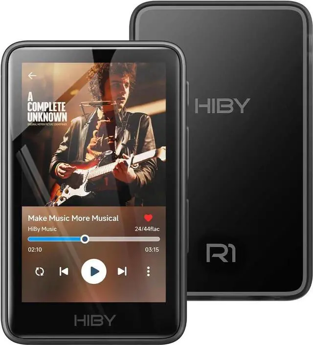 Main image of R1 HiFi MP3 Player with Bluetooth 5.1 Tidal Qobuz DSD PCM Lossless Music Player with Touchscreen/Hi Res Audio Certified/MSEB Tuning/2TB Expanded Memory