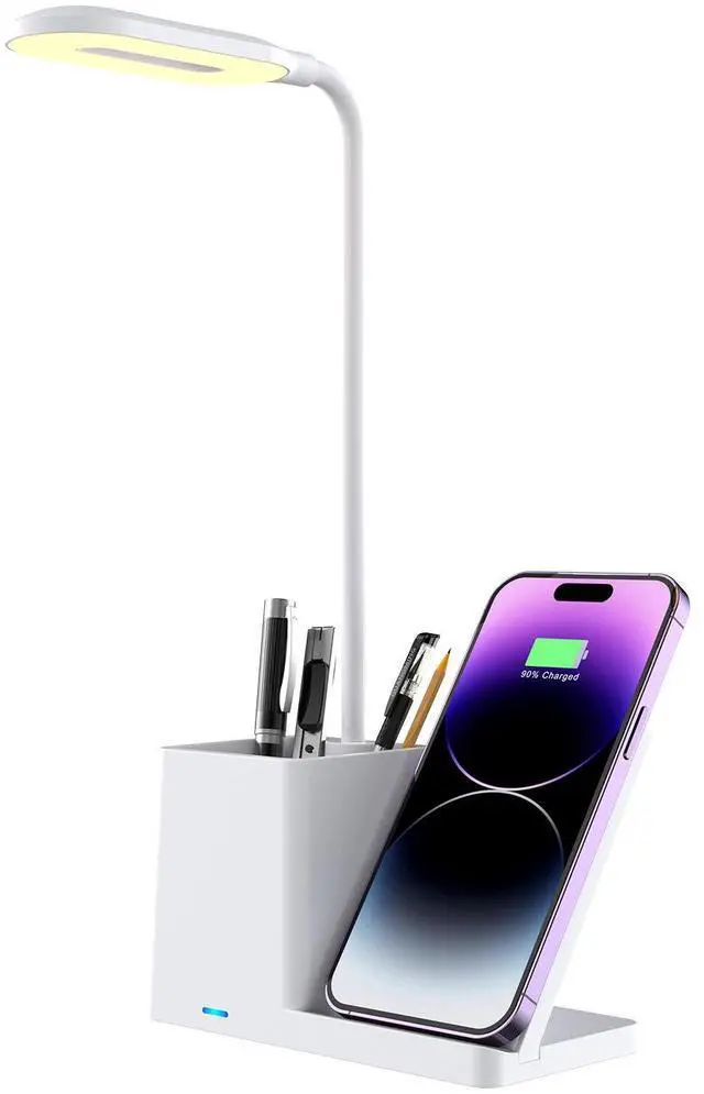 Main image of Pen holder LED desk lamp multi-functional three-in-one wireless charger10W 15W wireless fast