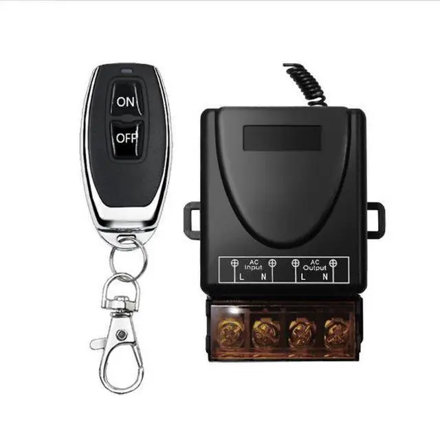 Main image of 220V Wireless Remote Control Switch - Motor Pump Wireless Switch - Automotive Power Supply- Remote Control Switch Get a remote control