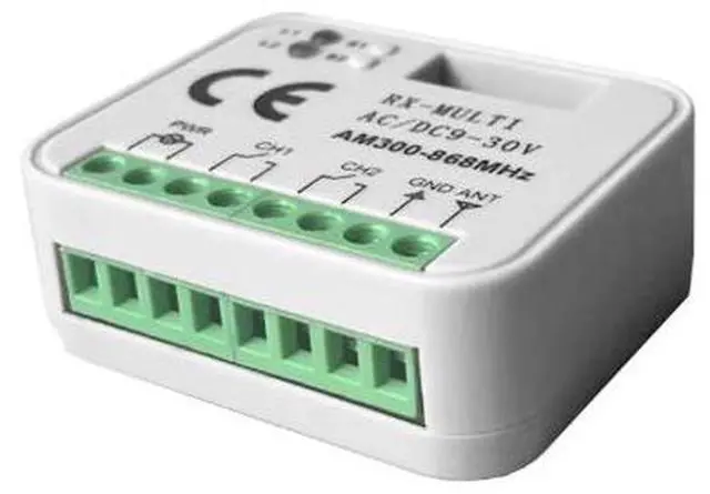 Alt view image 3 of 6 - 300-900 MHz Multi-frequency Receiver RX-MULTl Access Control Door switch Controller Universal Bidirectional on/of switch The remote control switch comes with a remote control.