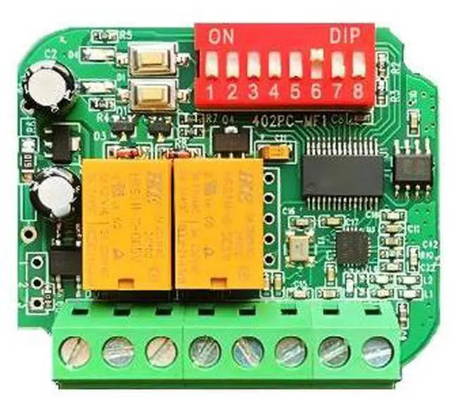 Alt view image 5 of 6 - 300-900 MHz Multi-frequency Receiver RX-MULTl Access Control Door switch Controller Universal Bidirectional on/of switch The remote control switch comes with a remote control.