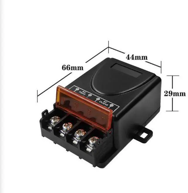 Alt view image 4 of 4 - High-power 220v wireless remote control switch for water pump motor Remote control switch for unbranched lighting fixtures Equipped with a 1000-meter range key remote control