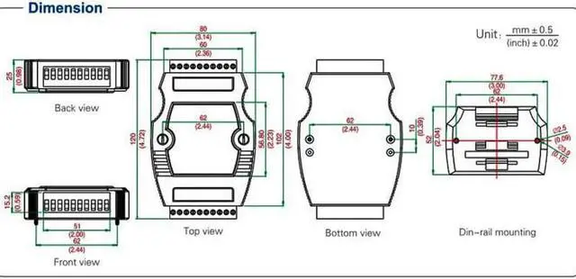 Alt view image 3 of 7 - Industrial Grade RS-485 RS-422 Repeater with Isolation Trunk Circuit RS485 RS422 UT-209