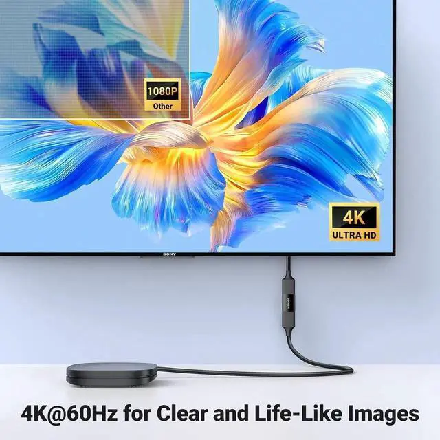 Alt view image 5 of 7 - UGREEN HDMI Coupler 2 Pack, 4K@60Hz Female to Female Adapter HDMI 2.0 Extender for 3D Connector Compatible with HDTV Roku TV Stick Chromecast Nintendo Switch 2 Xbox PS5/4 Laptop PC Projector