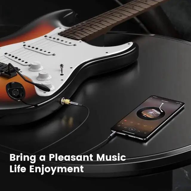 Alt view image 7 of 7 - UGREEN 6.35mm 1/4 Male to 3.5mm 1/8 Female Stereo Headphone Adapter Audio Jack Plug Gold Plated for Speaker Headphone Guitar Digital Piano Amp, 2 Pack