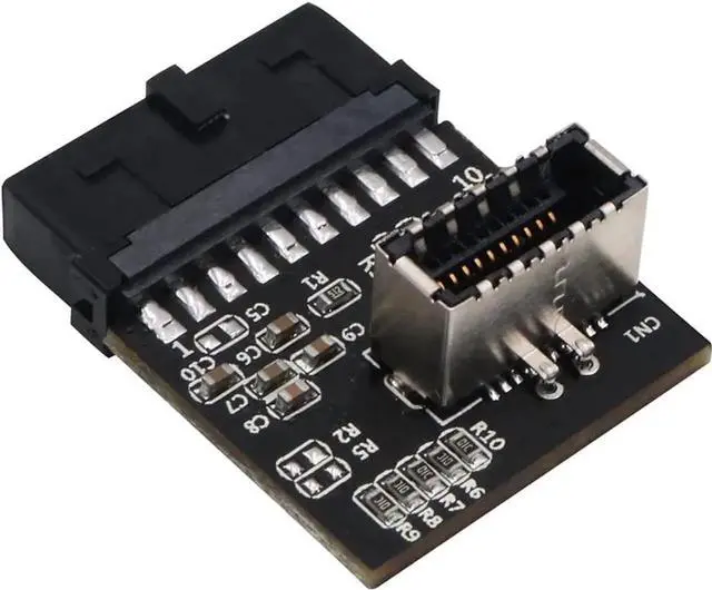 Main image of USB 3.0 (3.1 Gen 2) Internal IDC 20 Pin Motherboard Header to Type E A-Key USB 3.1 20Pin Female Header Converter for Type C Panel Mount Adapter