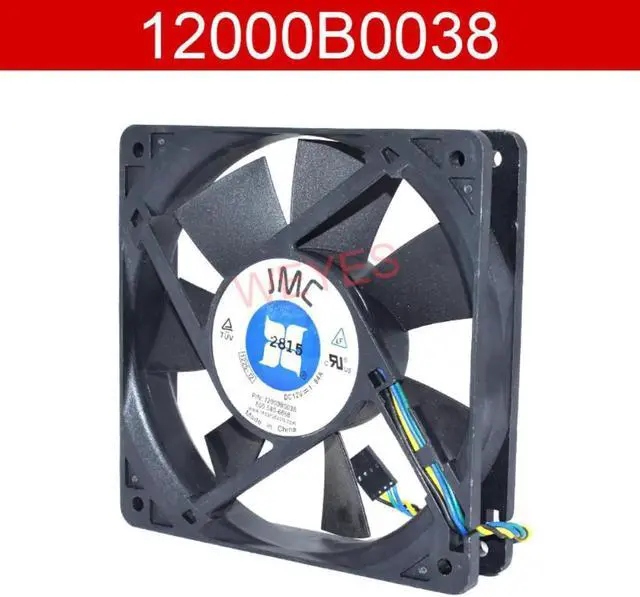Main image of For JMC 12000B0038 DC12V 1.84A 120x120x25mm Square Cooling Fan