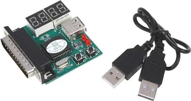 Main image of 4-Digit Laptop PC Motherboard USB& PCI Analyser Diagnostic Test Post Card Tester for Notebook Laptop